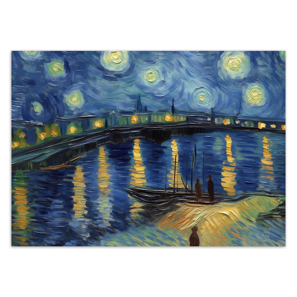 Tapeta Hvězdná noc nad Rhonou - V. van Gogh