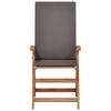 Garden Chair 6 Pcs Brown and Grey 57 X 71.5 X 104 Cm