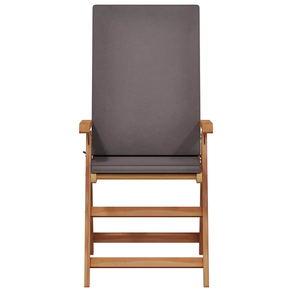 Garden Chair 6 Pcs Brown and Grey 57 X 71.5 X 104 Cm