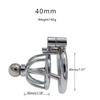 Men's Chastity Lock Metal Penis Cage with Catheter Gay Adult Sex Toys for Outdoor Wear Penis Restraints Cuckold Cock Ring
