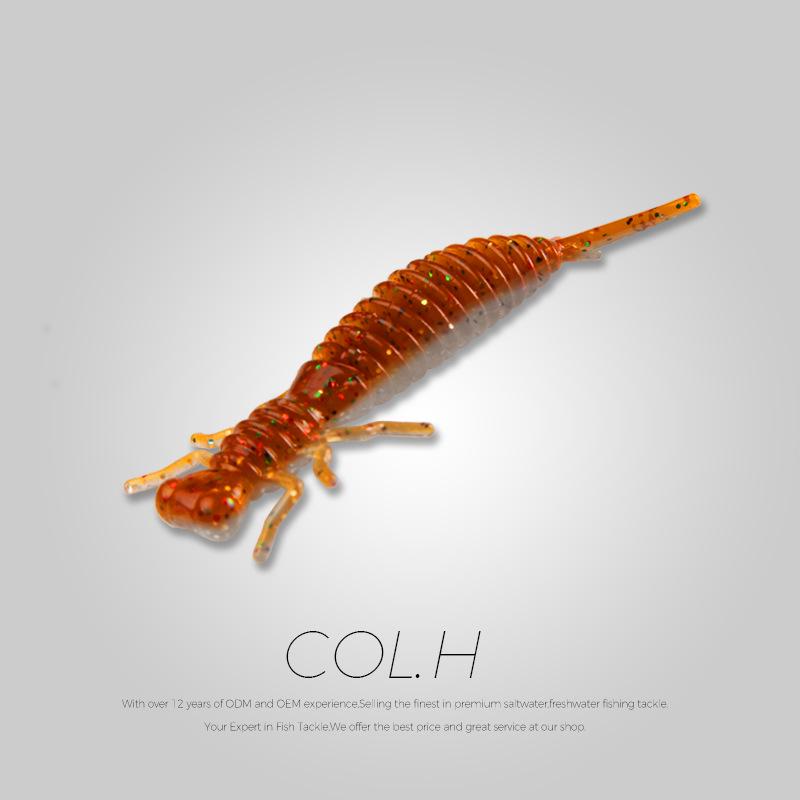 BEARKING Libellenlarve Weicher Angelköder 5CM