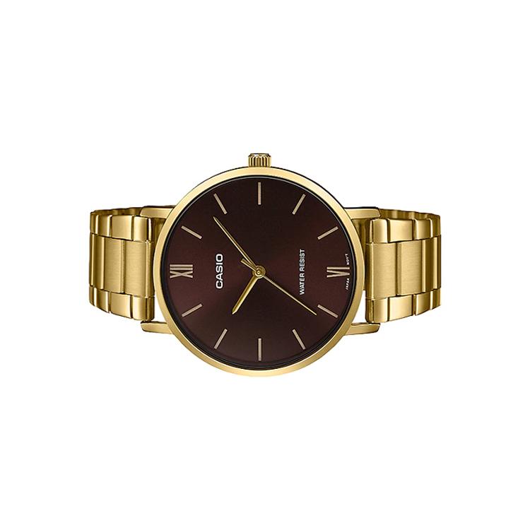 CASIO Men Standard Series Coffee Watch MTP-VT01G-5B MTP-VT01G-5B