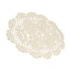 Dining Placemat Home Decoration Retro Oval Vintage Hand Crochet Doilies