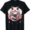 Okami Wolf Anime Kawaii Blüte Kirschblüte T-Shirt(17)