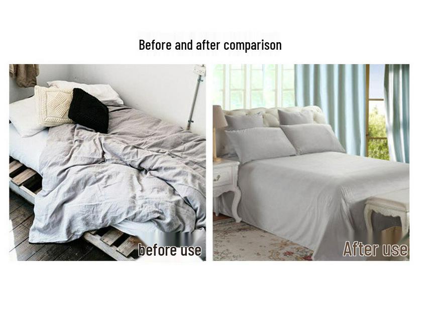 Non-Slip Mattress Sheet Clips with Elastic Bands