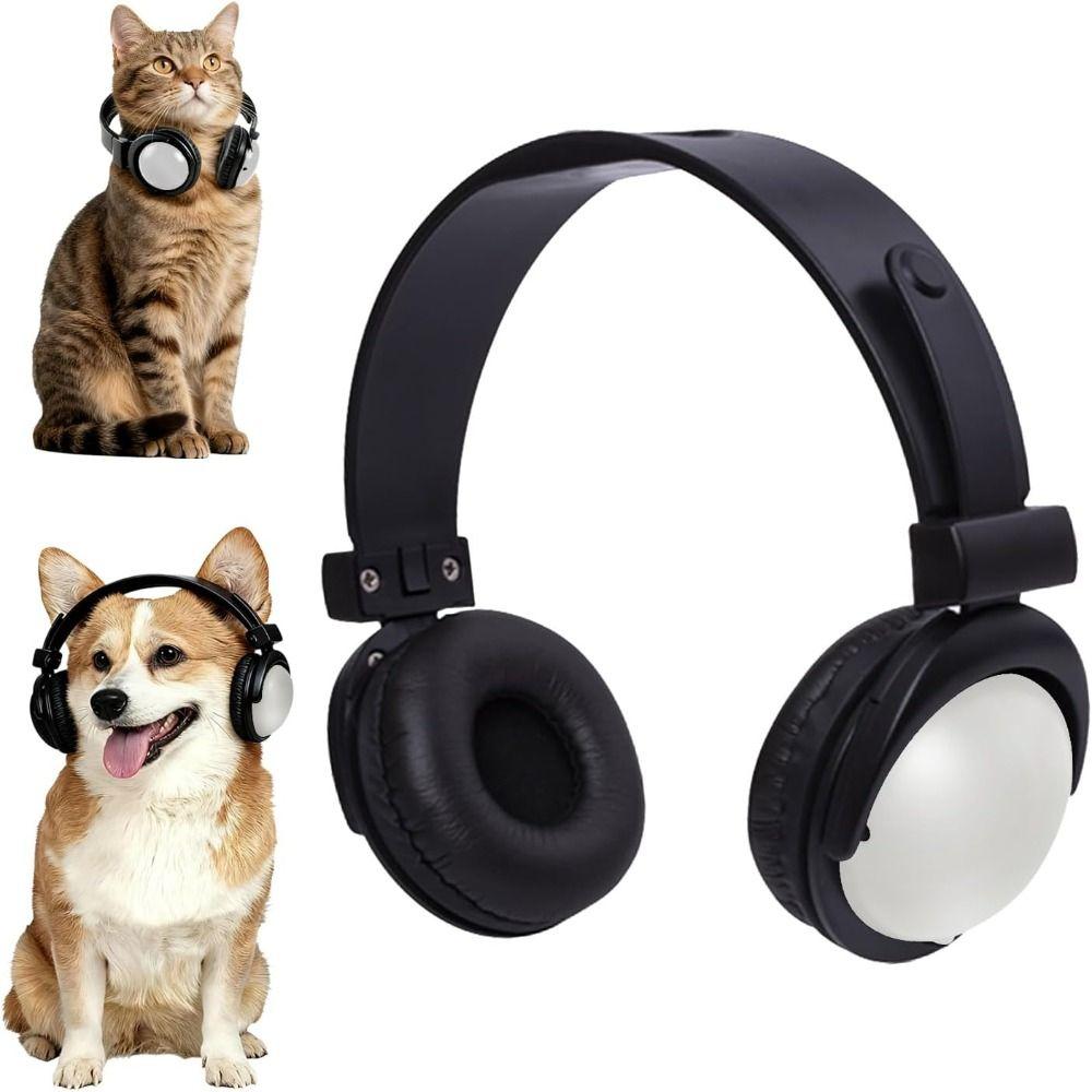Adjustable Headband Pet Headphone Foldable Portable Mini Pet Headphone Photo Shoot Supplies Cosplay Props Costume Accessories