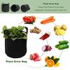 Grow Bag Nursery Tomato Plant DIY Potato Planting Bucket Felt Plant Bucket Bag