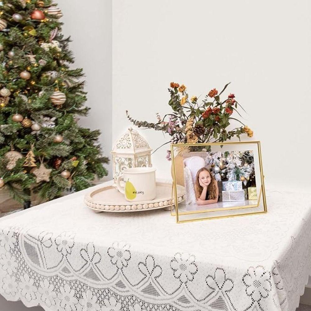 Minimalist Style Tabletop Decorative Frame Transparent Surface Floating Picture Frame Home