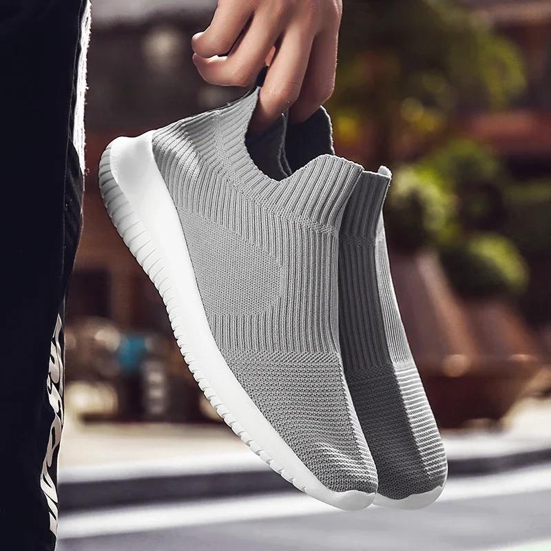 Summer Breathable Trend Sneakers  for Men Black Running Sneakers Light Casual Men's Shoes Designer Loafers Men Tenis Masculino