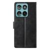 For Motorola Edge 60 Fusion 5G Case Stand Wallet Calf Texture PU Leather Flip Phone Cover with Wrist Strap
