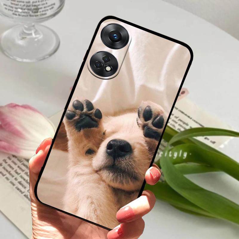For Oppo Reno8 T 4G 5G Case Reno8T 8T Cool Fashion Soft Silicone TPU Phone Cover For OPPO Reno8 4G 5G Shockproof Bumper Fundas
