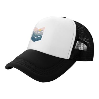 Boys' Mountain Hiking Mesh Trucker Hat Kids Toddler Snapback Baseball Cap Children's Mesh Hat Sun Protection