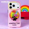 Hermit Crab Windmill Cat iPhone 17 Pro Max Case with Magnetic Stand & Wrist Strap
