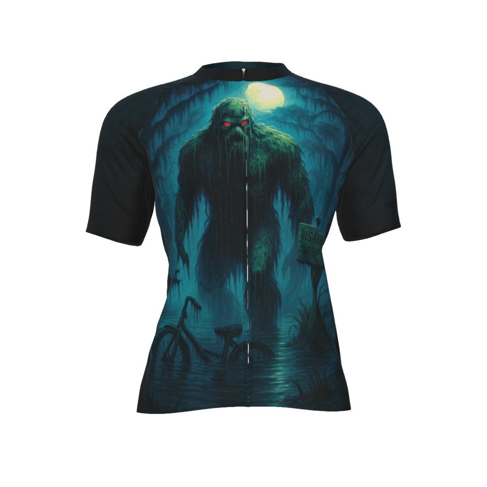 Disappearance Swamp MTB Jersey - Fitted Horror Cycling Shirt XL