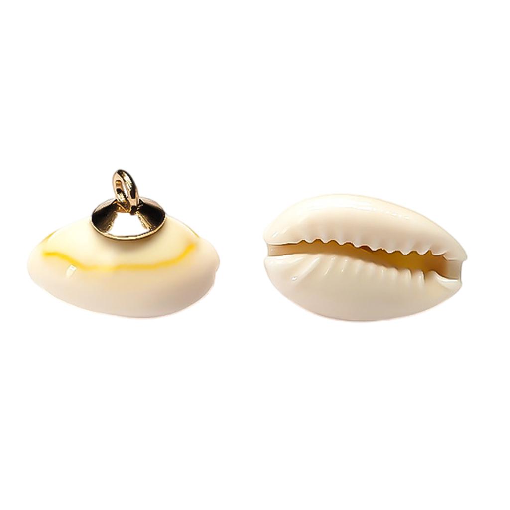 Pack Of 10 Natural Shell Buttons Unique Conch Shape Button Buckles For Fashion Designers And Craft Clothing Project