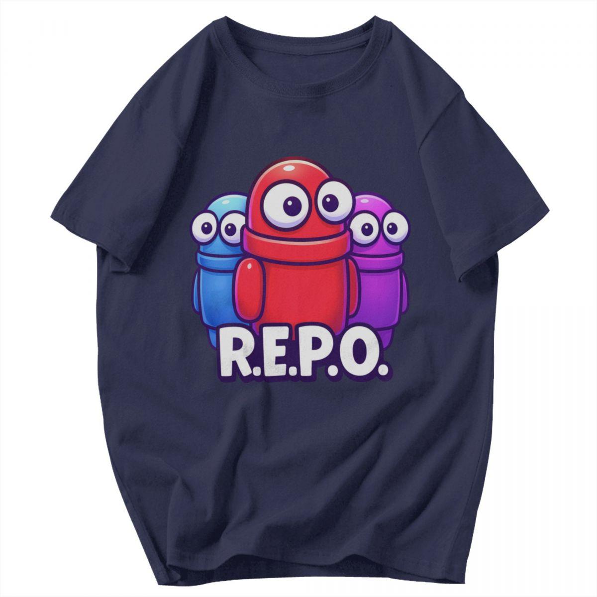 

Men T Shirt REPO Game Funny Gifts Cotton Y2K Graphic Crewneck Unisex Tops T Shirts 4XL