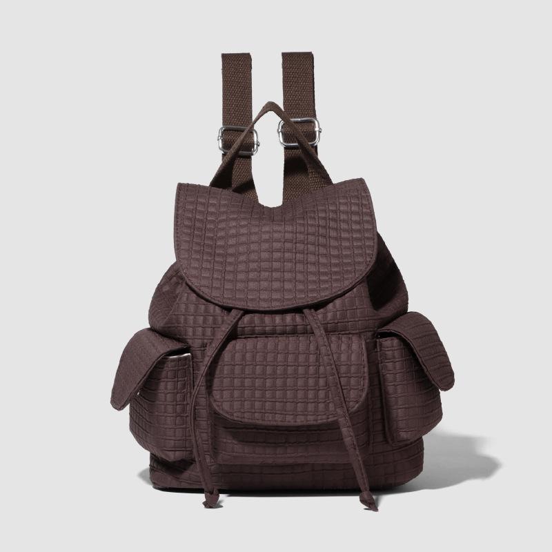 

Рюкзак легкий, модный, однотонный и имеет школьный стиль для девочек, чтобы носить его в повседневной жизни. one size fits all коричневый