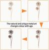 Dandelion Metal Wall Sculpture - Rustic Home Decor