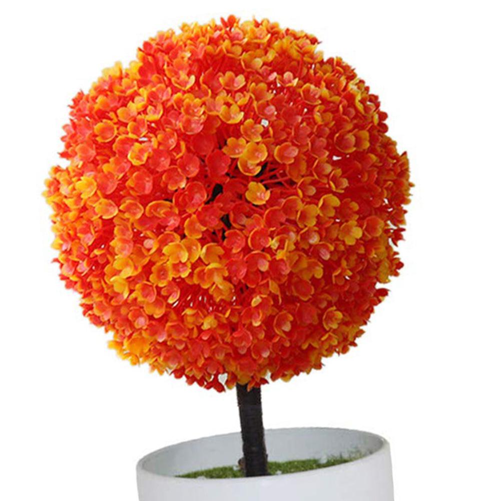 Modny kształt kuli sztuczna doniczkowa ozdoba topiary sztuczna roślina bonsai sztuczna roślina dekoracja domu