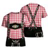 Men’s Retro Pattern Short Sleeve T Shirt with Vintage Festival Inspired Print Loose Fit Casual Summer Daily Top