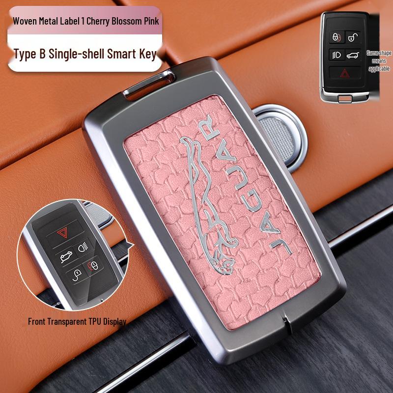 Pouzdro na klíče Jaguar XEL/XFL/F-PACE/E-PACE/F-TYPE Kovový kryt