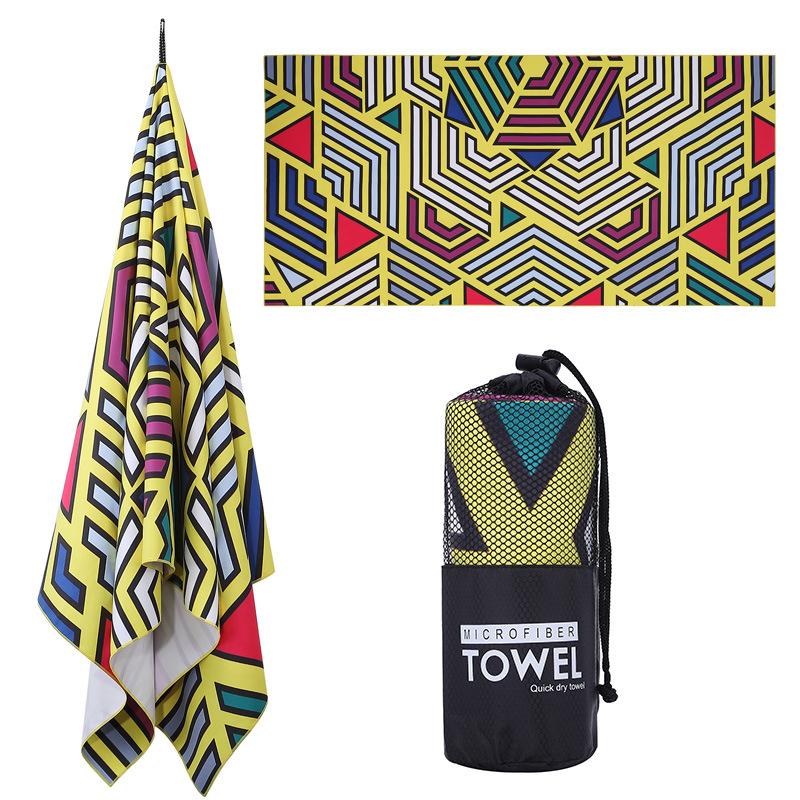 Přímý prodej digitální tisk plážová osuška mikrovlákno absorpce vody, ochrana proti písku a hřejivost rychleschnoucí tištěná osuška