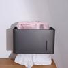Non Perforated Toilet Paper Holder Waterproof Tissue Storage Case No Punching Roll Paper Box  Hotel