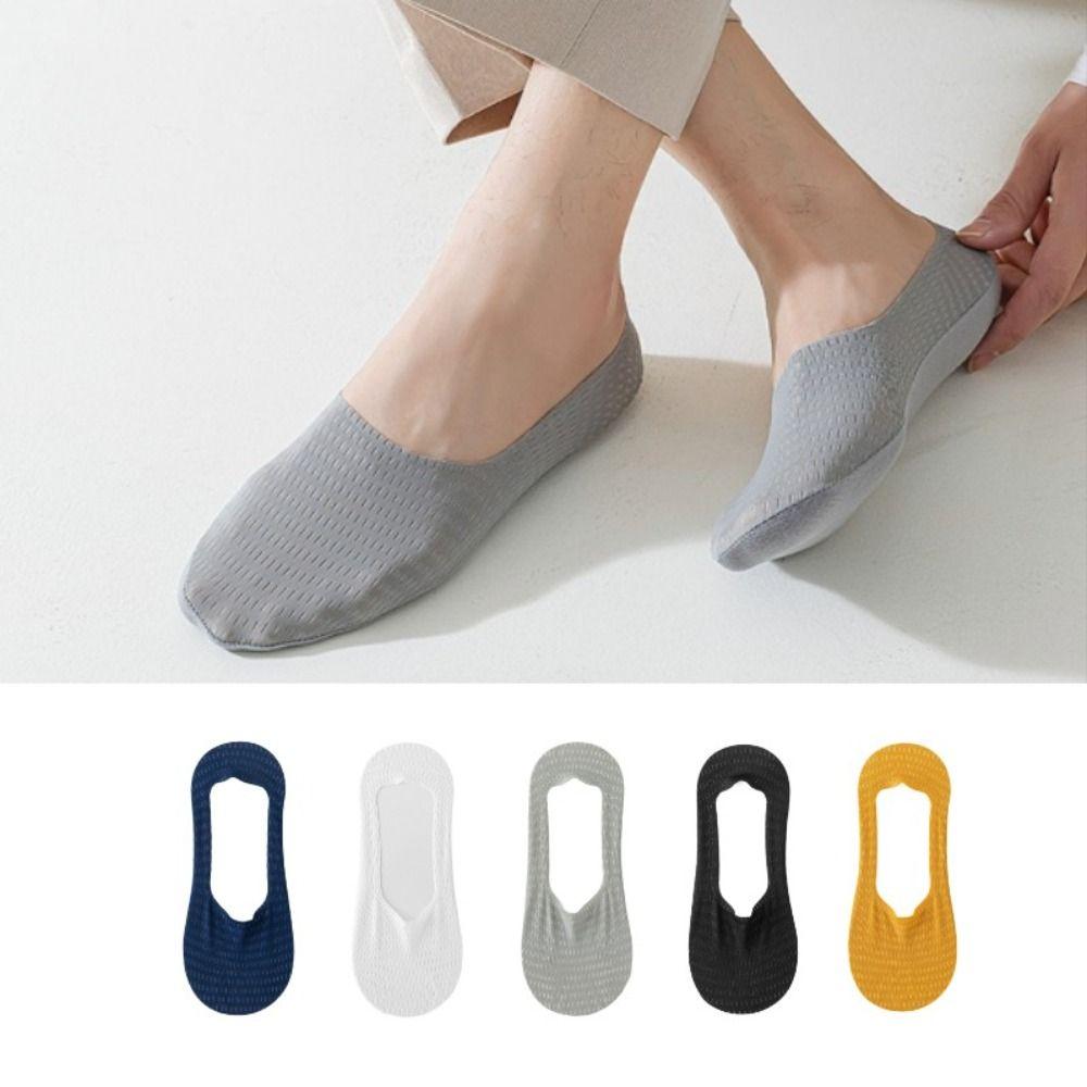

Low Cut Short Socks Non Slip Invisible Boat Socks Comfortable Men s Socks Summer