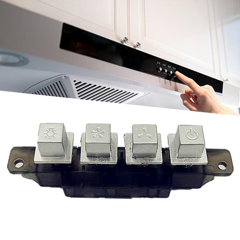 Convenient Piano Type Pushbutton Switch User Friendly Pushbutton Switch Metal Key Switch Perfect for Kitchen Appliances