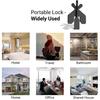 Anterlock - Premium Door Lock, Anterlock Premium Door Lock, Guard Kit Door Lock Travel, Portable Door Lock for Travel Hotel Safety, Adjustable Door