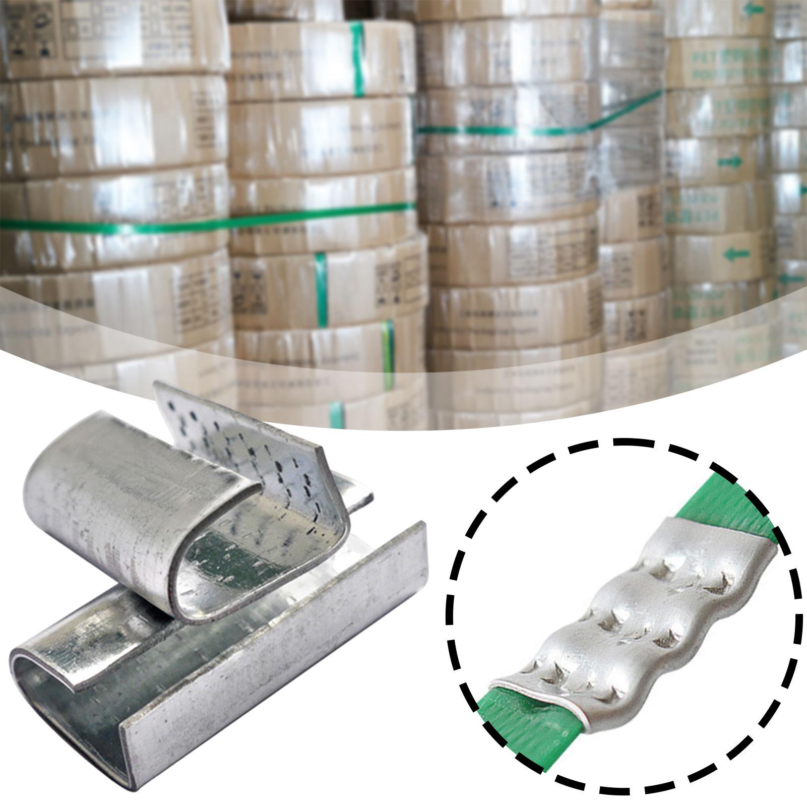 

Plastic Poly Strapping Metal Buckle Effortless Manual Application For PET Strapping China Mainland