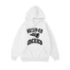 Hecho Ed Mexico Letter Printing Hoodies Womens Basics Sporty Hoody Fleece Warm Soft Sweatshirt Woman Sportswear