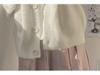 Women's Small Japanese JK Furry Knitted Sweater Cardigan - Soft, Warm, Long-Sleeved for Autumn/Winter