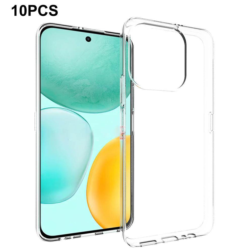 10Pcs/Pack For Honor X6c 4G Case Watermark Free TPU Protective Clear Phone Cover