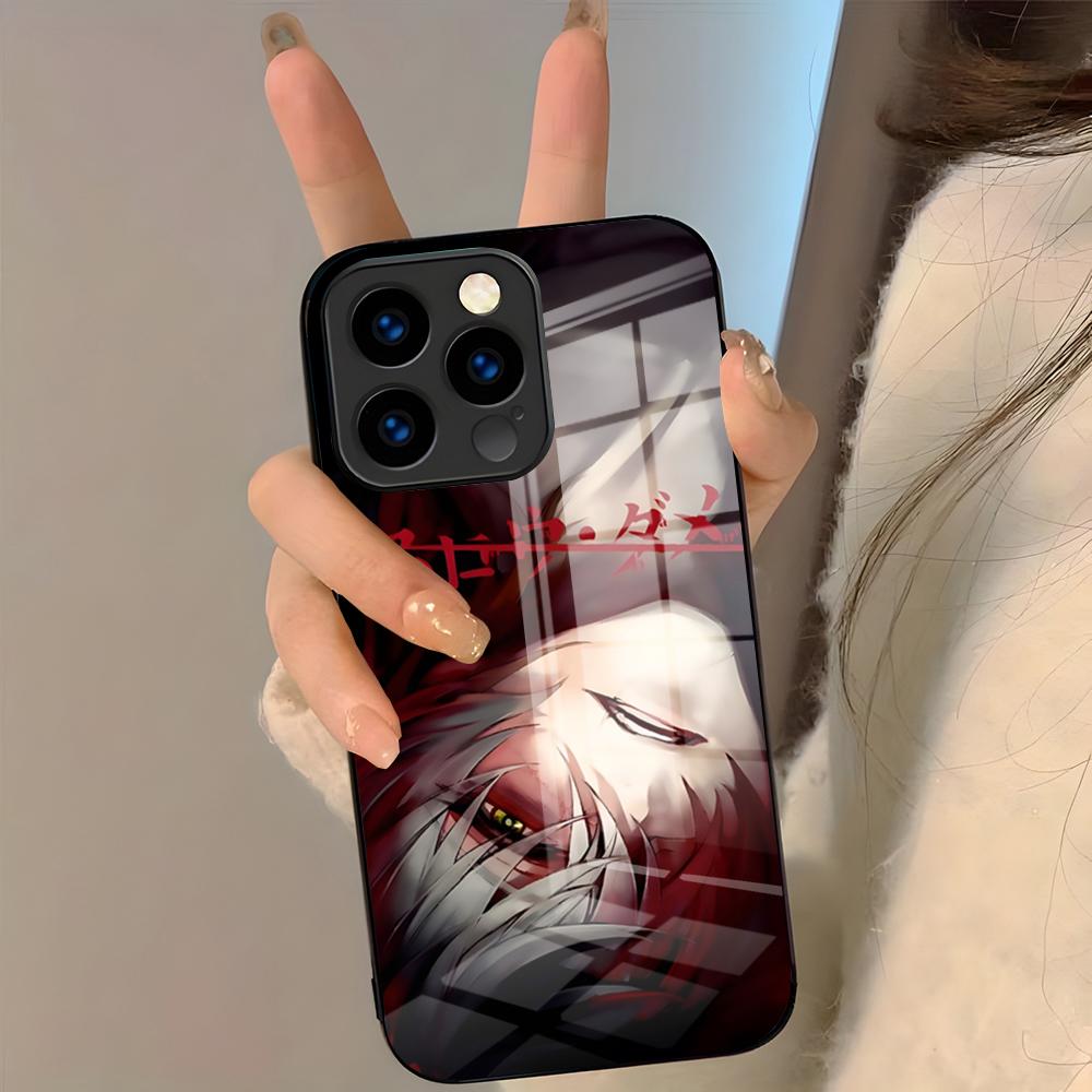 

Slow Damage Anime Phone Case For IPhone 17 Pro Max 16 15 14 Pro Max 13 11 Plus Glass Cover iPhone 15 Plus