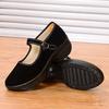 Dance Shoes High Heel Black Generation Classic Vintage Cloth Shoes Waiter Shoes