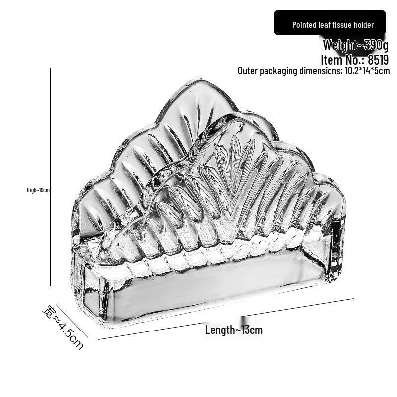 Nordic Stainless Steel Square Napkin Holder for Table or Restaurant