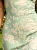Summer Women's One Shoulder Midi Dress Floral Print Mint Green Bodycon Sundress