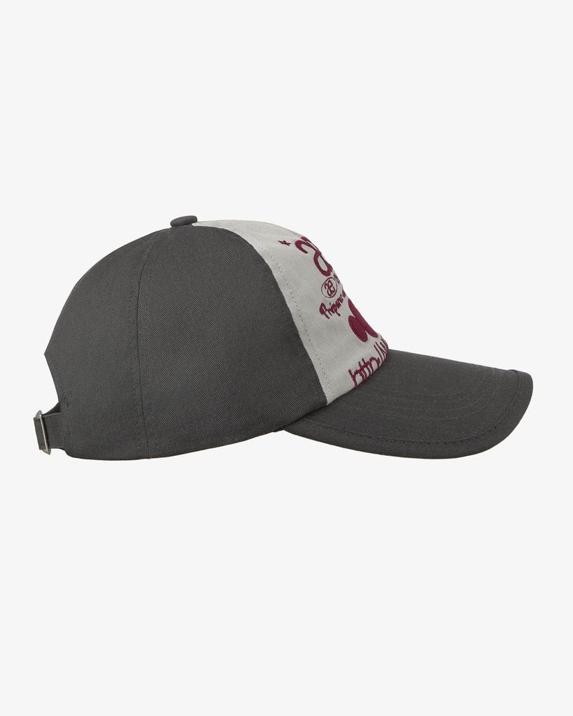 Eiieii Web Logo 5 Pannel Ball Cap [Charcoal/Ash]