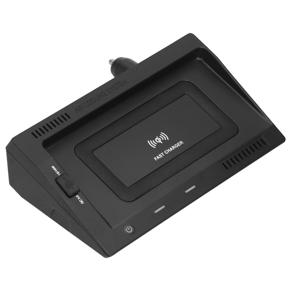 15W Car Wireless Charger QC3.0 USB Port QI Fast Charging Mobile Phone Holder Multiple Protection