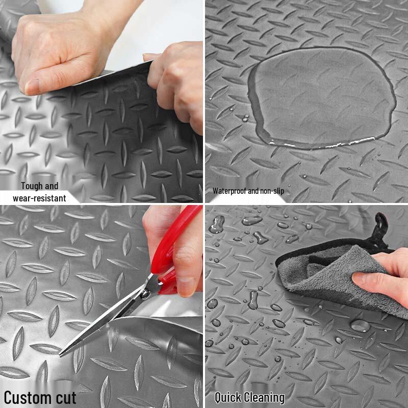 Haosikepu Herringbone PVC Anti-slip Floor Mat