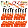 1/5/10pcs Safety Whistles Multifunction Outdoor Emergency Whistle Double Pipe Rescue Whistle Plastic for Camping Hiking