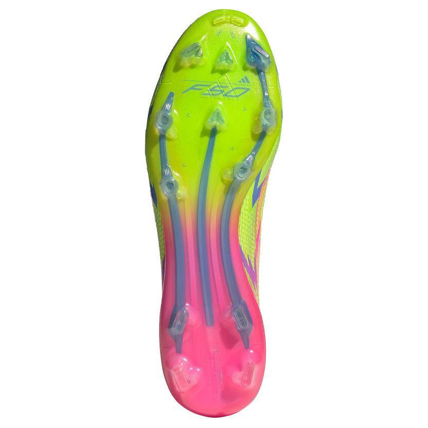 adidas F50 Elite FG Mystic Victory Pack Unisex Sneakers Lucid-Pink Lucid-Lemon Blue-Fusion IE1203