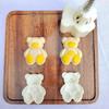 50g Cute Beer Shaped Pastry Moulds Mooncake Molds Mooncake Mould Hand Pressure Plastic Material Baking Accessories Tools