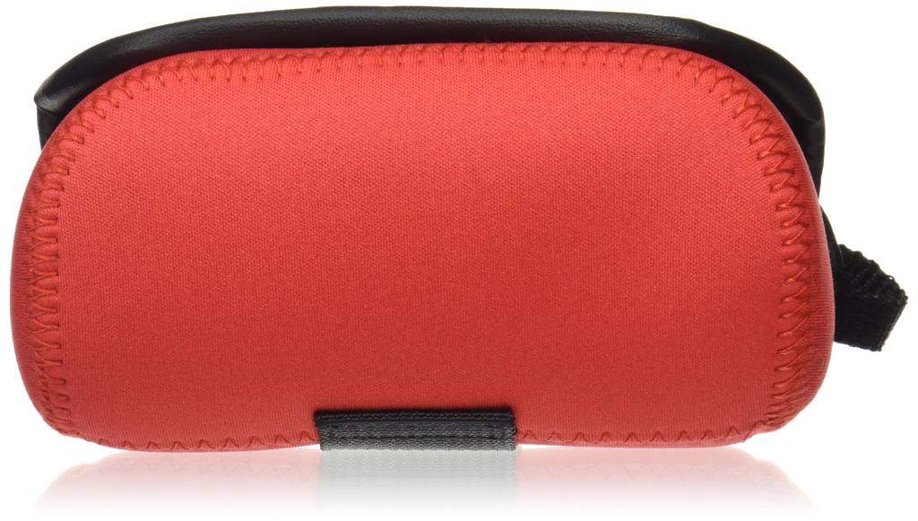 ELECOM Digital Camera Case Soft Case Neoprene Strap Hold with Belt Loop LL Size Reference Storage 127 x 57 x 75mm Red Dimensions DGB-061RD