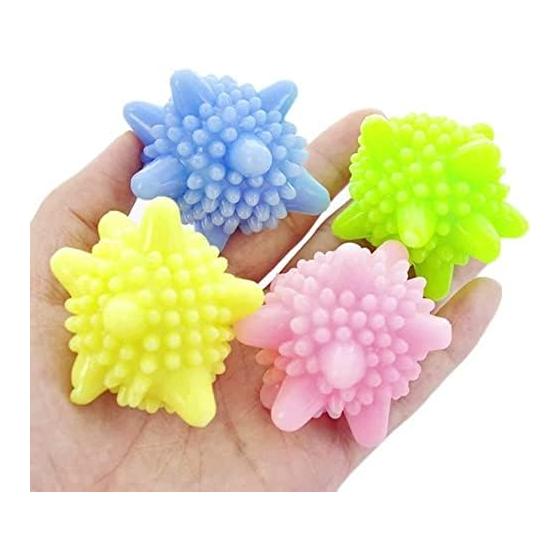 Laundry Rubber Balls Set of 5, Random Colors, Hair Collection, Laundry, Pet Hair Loss, Pill Prevention, Just Put In the Washing Machine, Easy