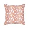 Ins Nordic Style Rose Gold Pink Geometric Square Pillow Cushion Cover