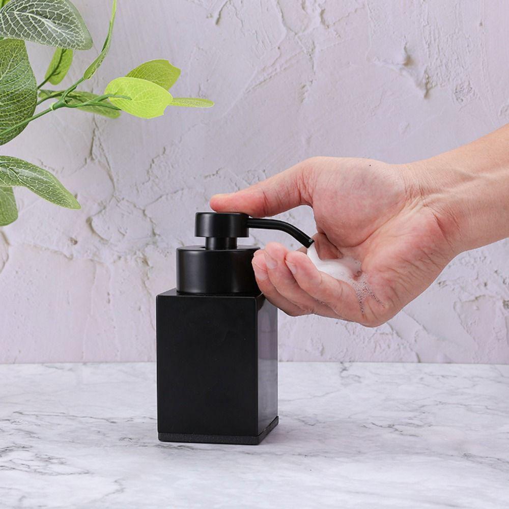 Leak Proof Foaming Soap Dispenser Square Foam Making Container  Countertop