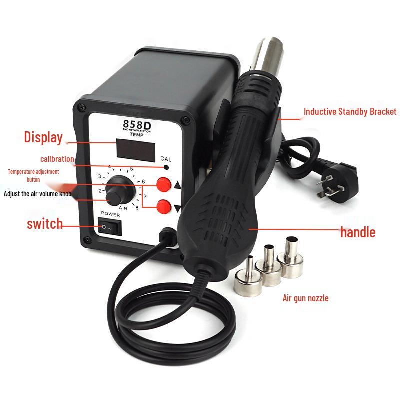 Neutral 8586 Two-in-One Hot Air Gun & Soldering Station, 858D/868D Models, Free Shipping