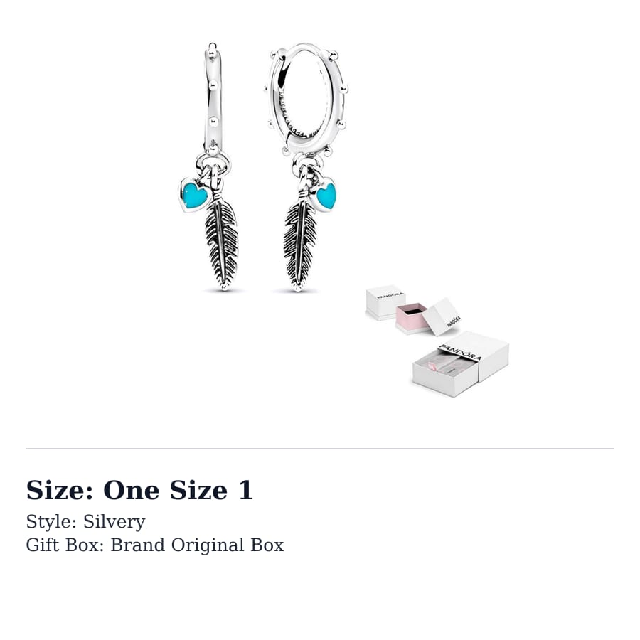Pandora 925 Sterling Silver Stud Earrings